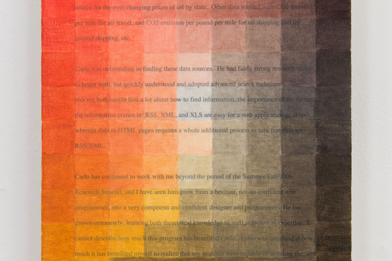 Carlo has grown immensely (Zorn Palette)
Oil and inkjet on canvas
12 x 9 in/30 x 23 cm
